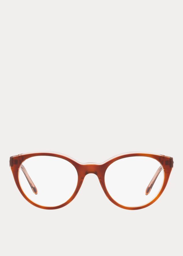 Los Anteojos Polo Ralph Lauren Mujer Marrom - Cat-Eye Panthos - UOVBC5074